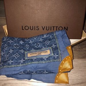 Louis Vuitton Blue Bandana